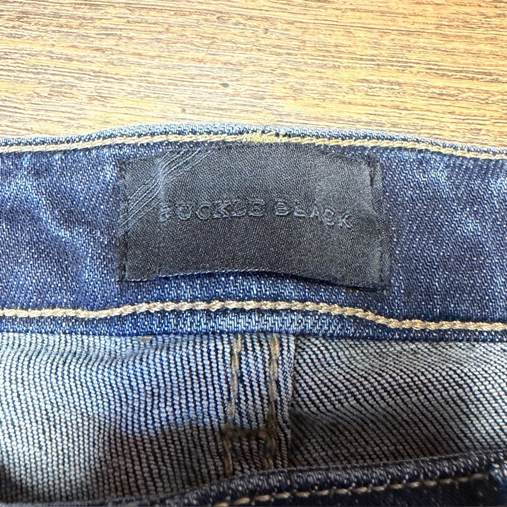 Buckle Black Fit No 75 Bootcut Jeans Womens 26x34 Dark Wash High Rise - Picture 2 of 11